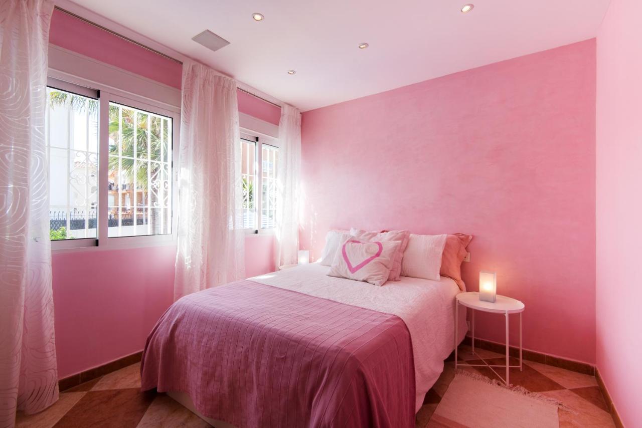 Villa Palm Beach Marina Benalmadena 3 Min Walking From The Sea Exterior photo