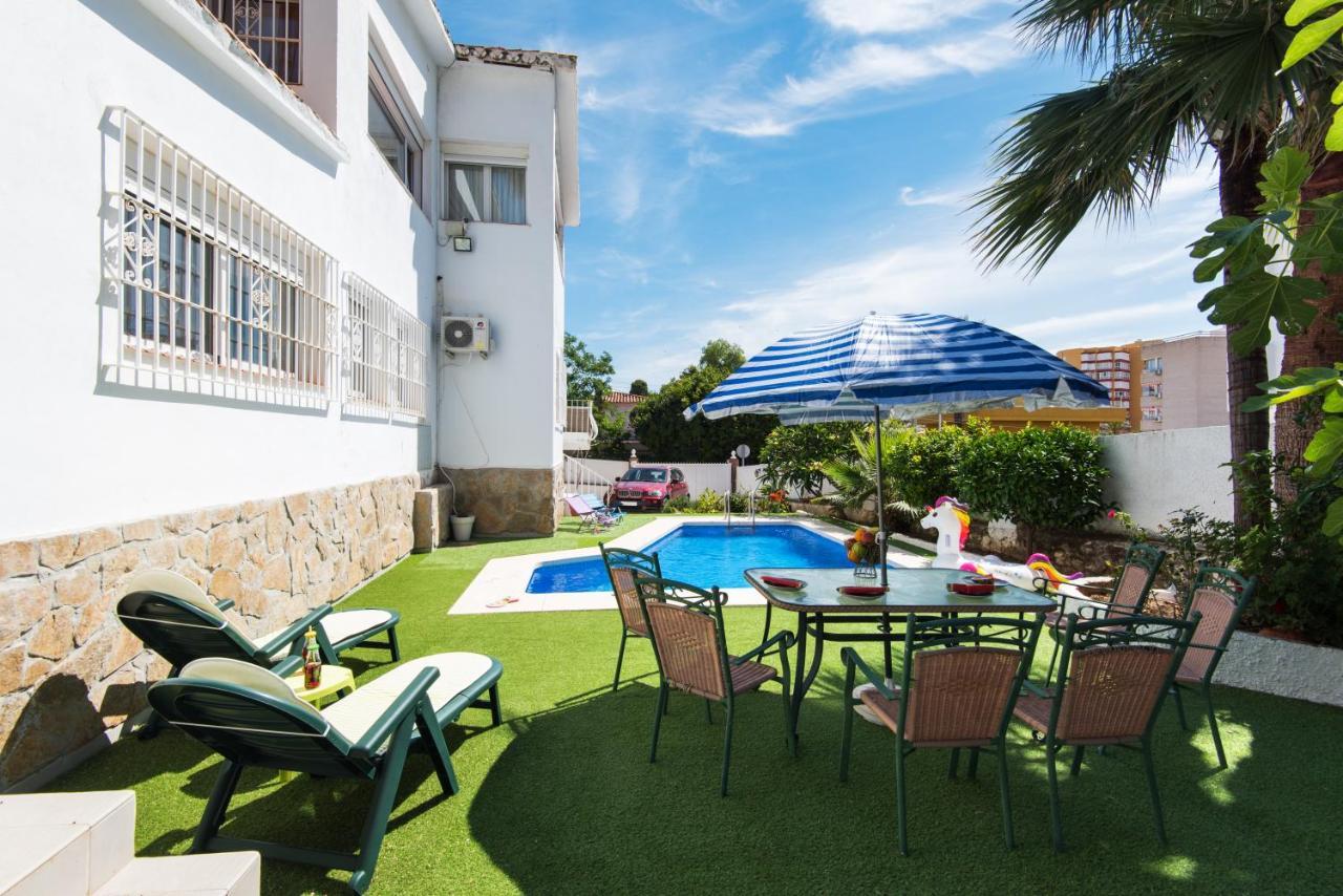 Villa Palm Beach Marina Benalmadena 3 Min Walking From The Sea Exterior photo